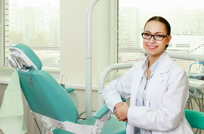 Dentist in office Dentist in office
